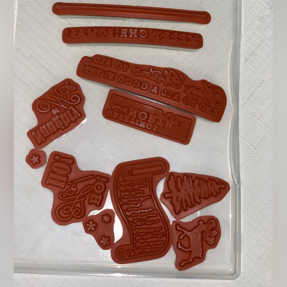 Stampin Up Greeting Santa Christmas Set 11 List Ho Season Tree Winter Expression - Picture 5 of 10